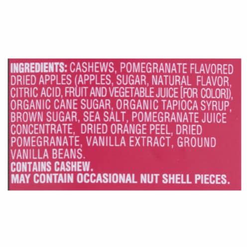 Sahale Snacks Cashews Glazed Nuts - Pomegranate and Vanilla - Case of 6 - 4 oz. Perspective: back
