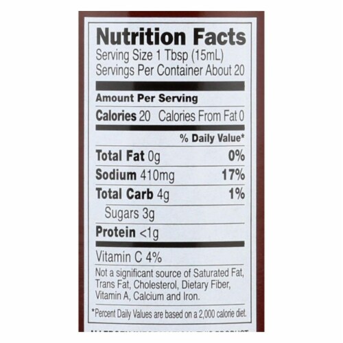 San - J Asian Cooking Sauce - Teriyaki - Case of 6 - 10 Fl oz. Perspective: back