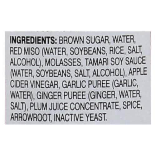 San-J Sauce - Hoisin - Gluten Free - Case of 6 - 10 fl oz. Perspective: back