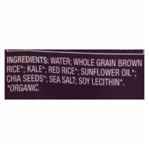 Seeds of Change Organic Brown and Red Rice with Chia and Kale - Case of 12 - 8.5 oz. Perspective: back