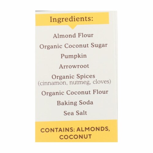 Simple Mills Almond Flour Pumpkin Muffin and Bread Mix - Case of 6 - 9 oz. Perspective: back