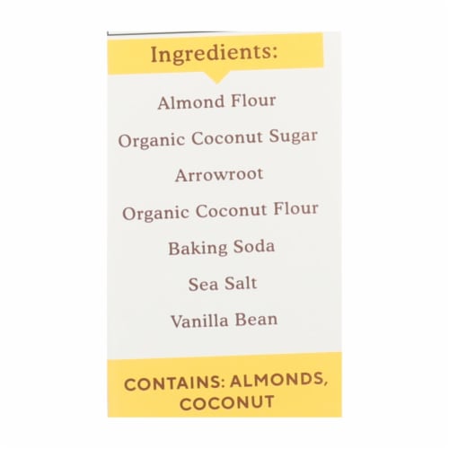 Simple Mills Almond Flour Vanilla Cake Mix - Case of 6 - 11.5 oz. Perspective: back