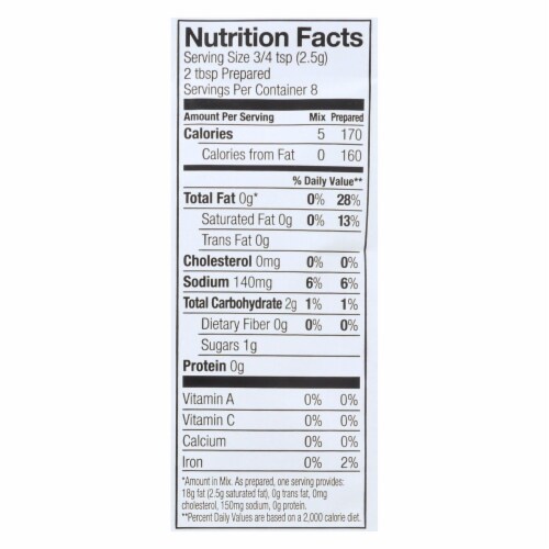 Simply Organic Italian Salad Dressing Mix - Case of 12 - 0.7 oz. Perspective: back