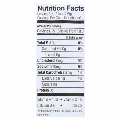 Simply Organic Seasoning Mix - Vegetarian Chili - Case of 12 - 1 oz. Perspective: back