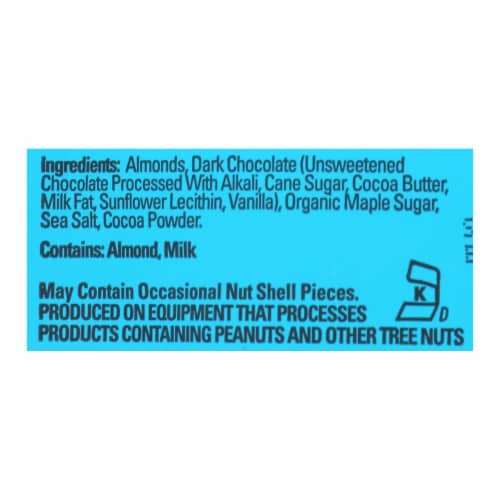 Skinny Dipped Almonds - Dark Chocolate Cocoa - Case of 10 - 3.5 oz. Perspective: back