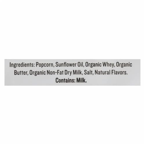 Skinnypop Popcorn Popcorn - Real Butter - Case of 12 - 4.4 oz. Perspective: back