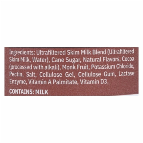Slate Milk - Milk Aseptic Lf Chocolate - Case of 12 - 11 oz. Perspective: back