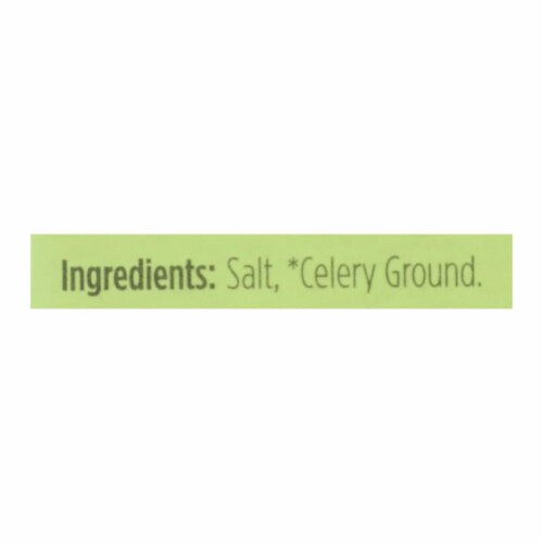 Spicely Organics - Organic Celery Salt - Case of 6 - 0.5 oz. Perspective: back