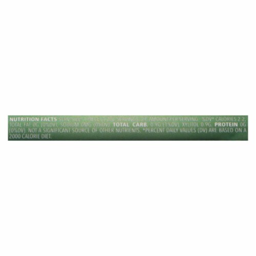 Spry All Natural Spearmint Chewing Gum  - Case of 6 - 27 CT Perspective: back