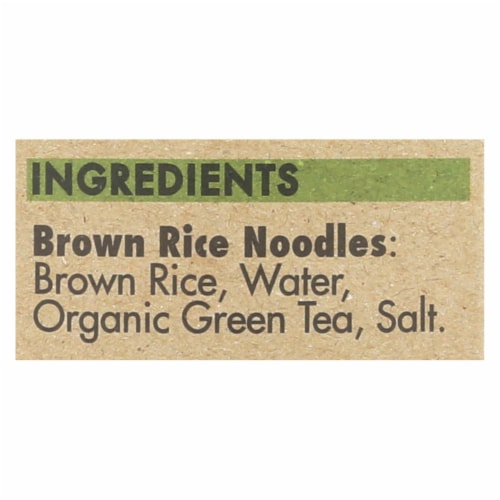 Noodles - Brown Rice - Vietnamese - with Organic Green Tea - 8.6 oz - case of 6 Perspective: back