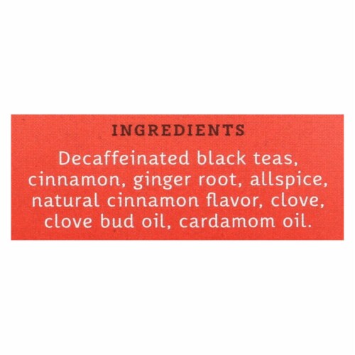 Stash Tea - Tea Decaf Chai Spice - Case of 6 - 18 CT Perspective: back