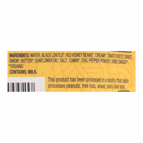 Tasty Bite Entree - Indian Cuisine - Madras Lentils - 10 oz - case of 6 Perspective: back