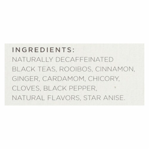 Tazo Tea Spiced Black Tea - Decaffeinated Tazo Chai - Case of 6 - 20 BAG Perspective: back