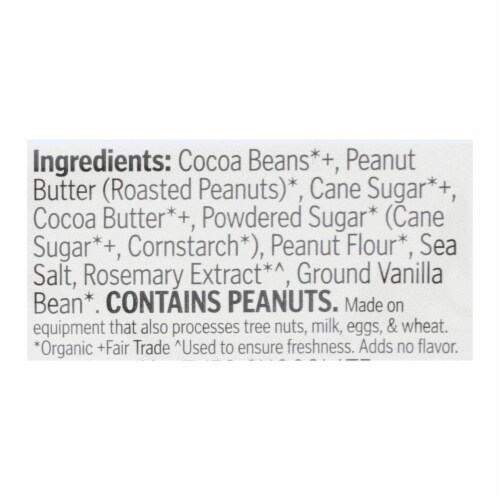 Theo Chocolate Peanut Butter Cups - Dark Chocolate - 1.3 oz - Case of 12 Perspective: back