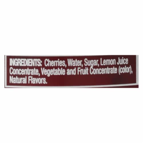 Tillen Farms - Cherries Maraschino - Case of 6-13.5 oz. Perspective: back