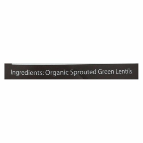 Truroots Organic Green Lentils - Sprouted - Case of 6 - 10 oz. Perspective: back