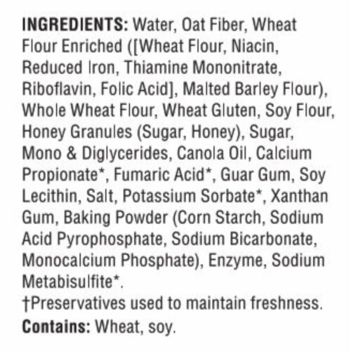Tumaro'S 8-inch Honey Wheat Carb Wise Wraps - Case of 6 - 8 CT Perspective: back