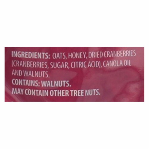 Udi's Cranberry Granola - Case of 6 - 11 oz. Perspective: back