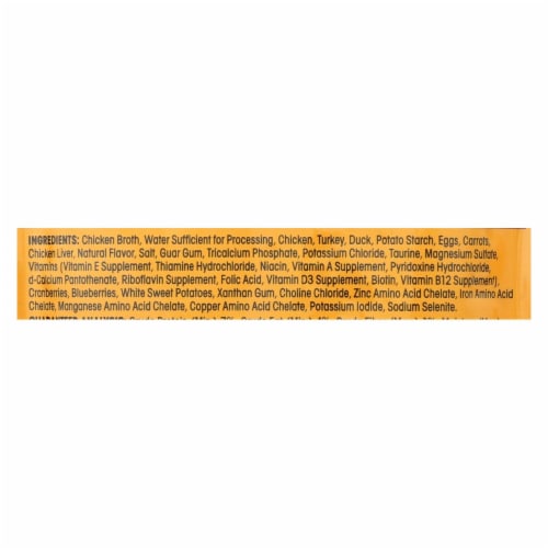 Wellness Turkey And Duck Morsels In Savory Sauce - Case Of 24 - 3 Oz. Perspective: back