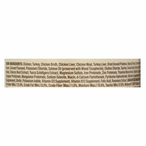 Pet Products Cat Food - Core Chicken - Turkey and Chicken Liver - Case of 24 - 5.5 oz. Perspective: back
