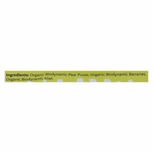 White Leaf Provisions - Baby Food Pear Ban Kiwi - Case of 6 - 3.2 oz. Perspective: back
