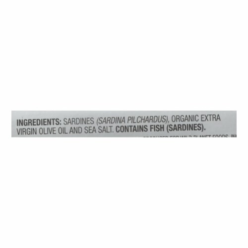 Wild Planet Wild Sardines - Skinless Boneless Fillets in Olive Oil - Case of 12 - 4.25 oz. Perspective: back