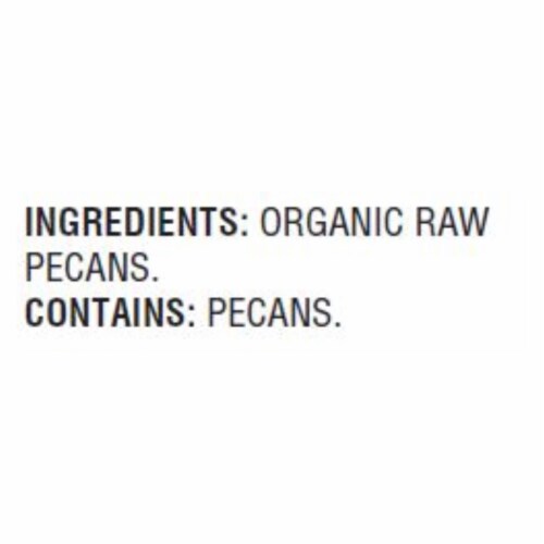 Woodstock Organic Pecan Halves - Case of 8 - 4.5 oz. Perspective: back