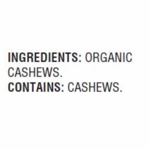 Woodstock Organic Whole Cashews, Unsalted - Case of 8 - 7 oz. Perspective: back