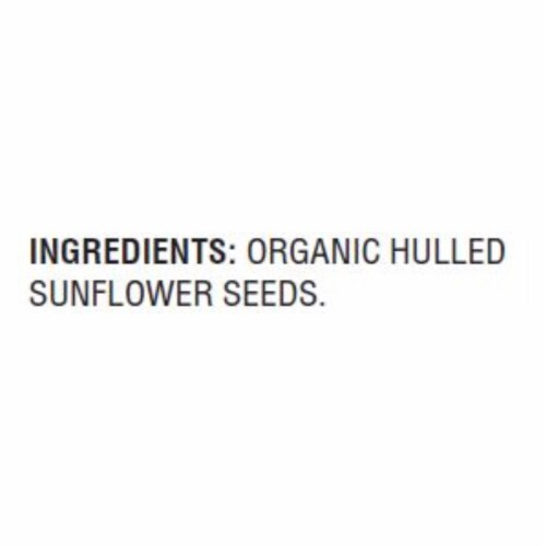 Woodstock Organic Hulled and Unsalted Sunflower Seeds - Case of 8 - 12 oz. Perspective: back