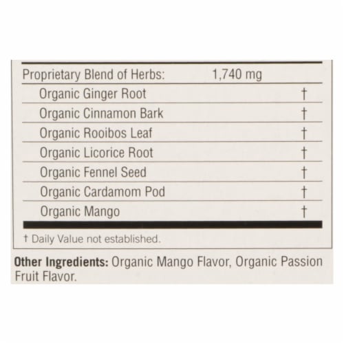 Yogi Mango Ginger Tea - Organic - Case Of 6 - 16 Bag Perspective: back