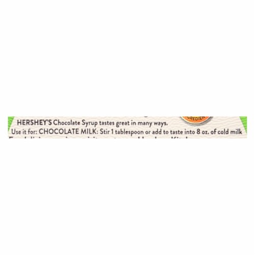 Hershey Chocolate Syrup - Simply 5 - Case of 12 - 21.8 oz. Perspective: back