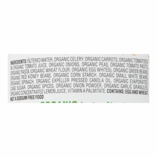 Health Valley Organic Soup - Minestrone No Salt Added - Case of 12 - 15 oz. Perspective: back