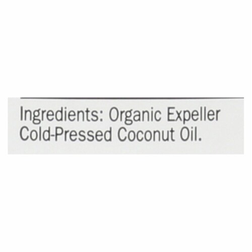 Garden of Life Oil Coconut - Organic - Raw Extra Virgin - Case of 4 - 56 fl oz. Perspective: back