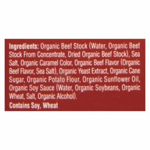 Emeril Organic Beef Stock - Case of 6 - 32 oz. Perspective: back