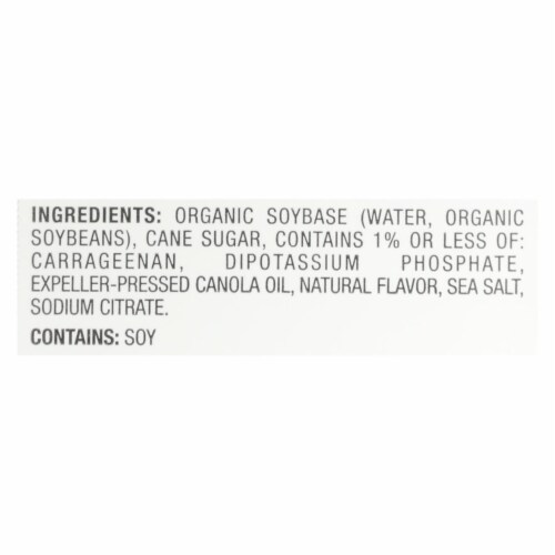 Pacific Natural Foods Select Soy - Low Fat - Case of 12 - 32 Fl oz. Perspective: back