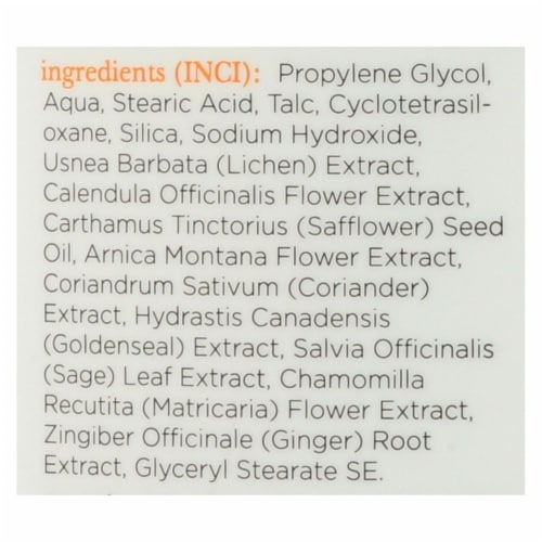Earth Science Liken Plant Natural Deodorant Unscented - 2.5 oz Perspective: back