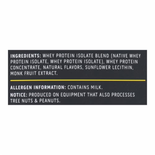Ascent Native Fuel Vanilla Bean Whey Protein Powder Blend Vanilla Bean - 1 Each - 2 LB Perspective: back