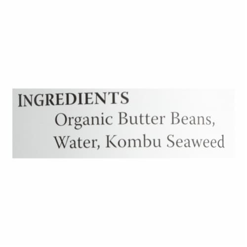 Eden Foods Butter Beans Organic - Case of 12 - 15 oz. Perspective: back