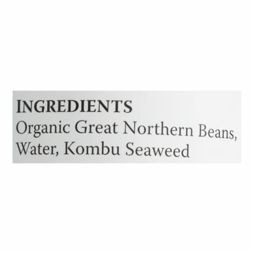 Eden Foods Great Northern Beans Organic - Case of 12 - 15 oz. Perspective: back