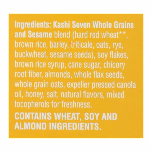 Kashi Cereal - Multigrain - Golean - Crunch - Honey Almond Flax - 14 oz - case of 12 Perspective: back