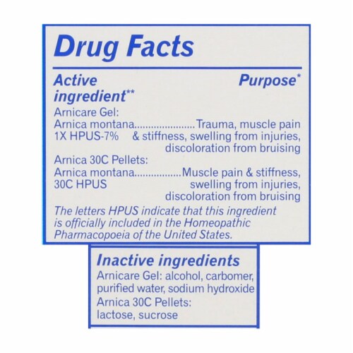 Boiron - Arnicare Arnica Gel - 2.6 oz. Perspective: back