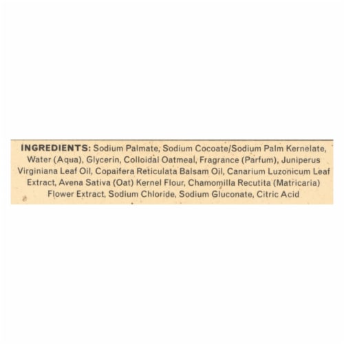 Grandpa Soap Bar Soap - Oatmeal - 4.25 oz. Perspective: back