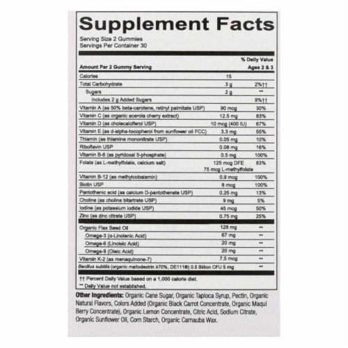 Smartypants - Gummy Vitamin Tdlr Complt - 1 Each - 60 CT Perspective: back