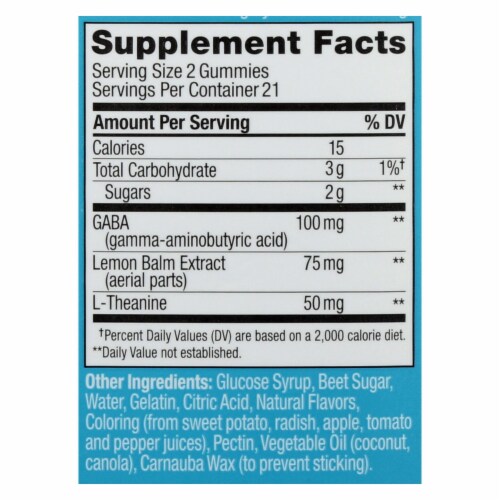 Olly - Supp Goodbye Stress Berry - 1 Each - 42 CT Perspective: back