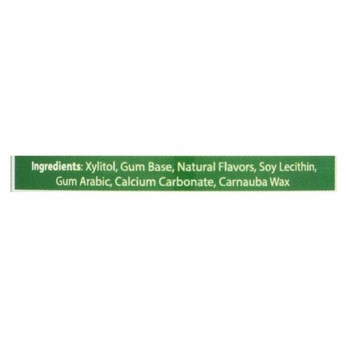 Epic Dental - Xylitol Gum - Spearmint - 50 Count Perspective: back