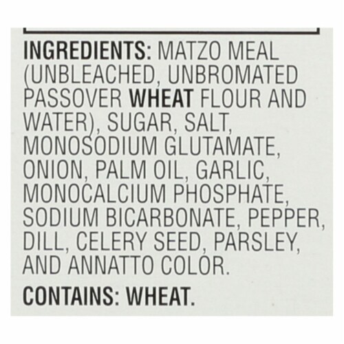Manischewitz - Matzo Ball and Soup Mix - Case of 24 - 4.5 oz. Perspective: back