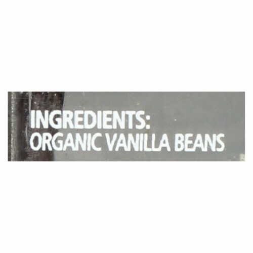 Simply Organic Spice Whole Madagascar Vanilla Beans  - 1 Each - 2 CT Perspective: back