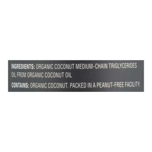 Nutiva 100% Organic Mct Oil - From Coconut - Unflavored - 16 fl oz. Perspective: back