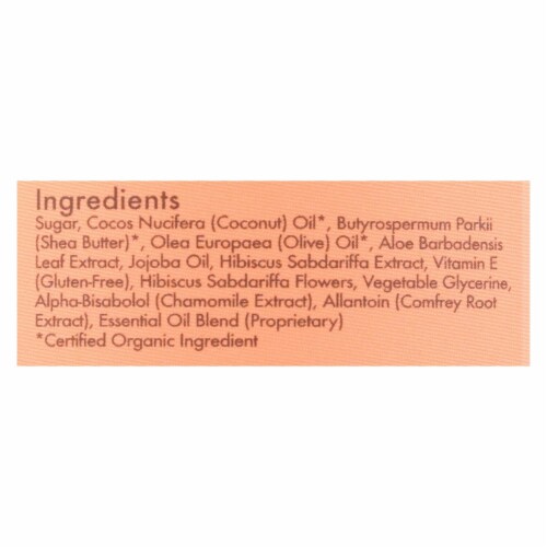 Shea Moisture - Hnd Body Scrub Coconut Hbiscus - 1 Each - 12 oz. Perspective: back