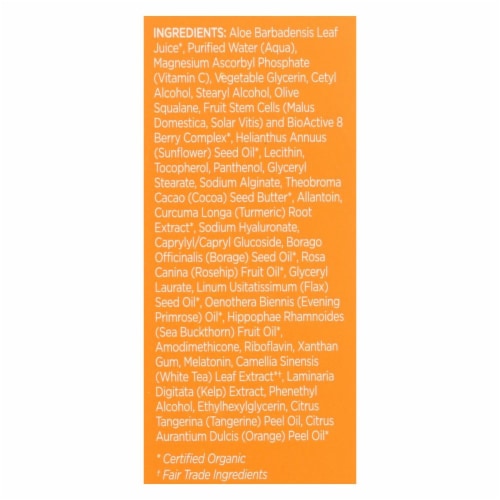 Andalou Naturals Enlighten Serum Turmeric + C Brightening - 1.1 oz Perspective: back